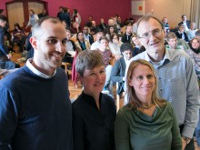 Belit Onay, Regine Asendorf, Maaret Westphely & Thomas Schremmer haben das Votum des grünen Regionsverbandes zur Listenaufstellung der niedersächsischen Grünen gewonnen. 