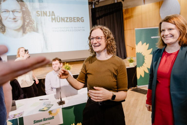 Grüne in der Region Hannover stellen Listen auf – Sinja Münzberg kandidiert für Regionspräsidentschaft